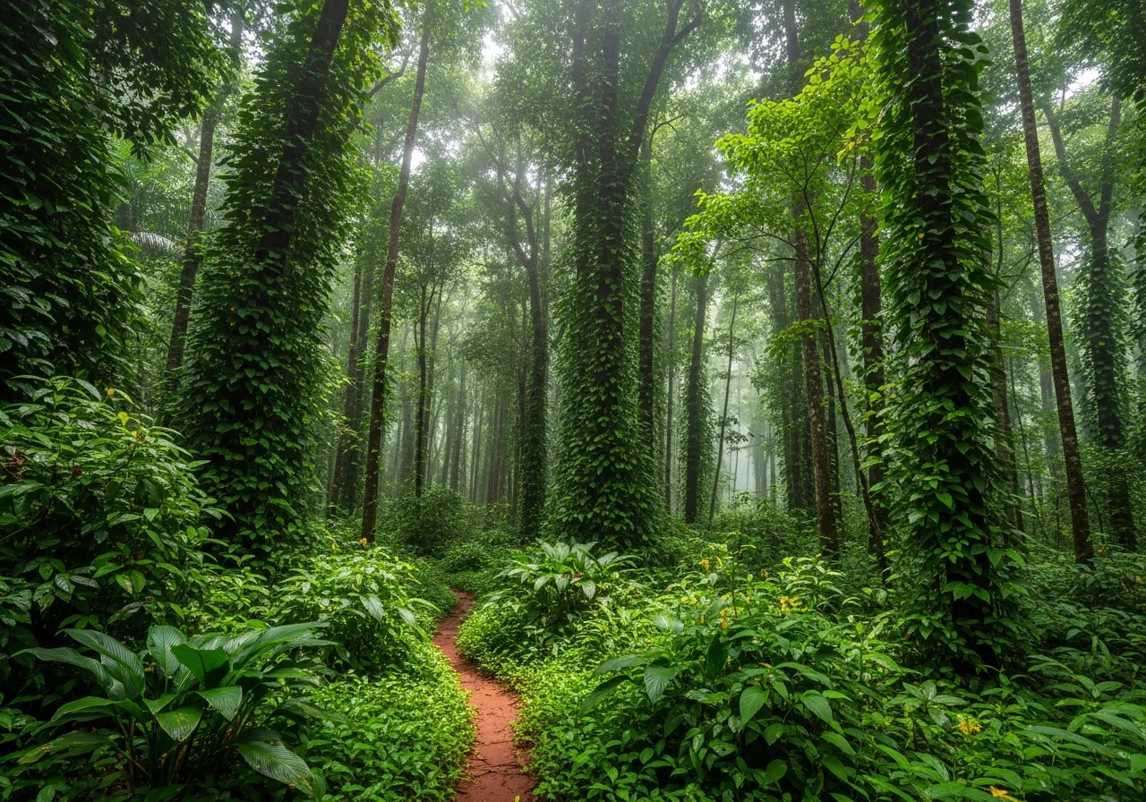 Tropischer Regenwald in Ghana