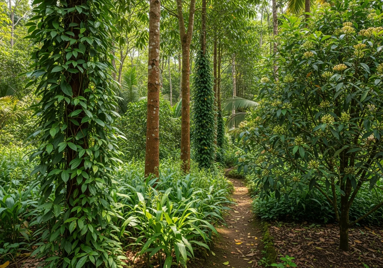 Gewürzgarten in Sri Lanka