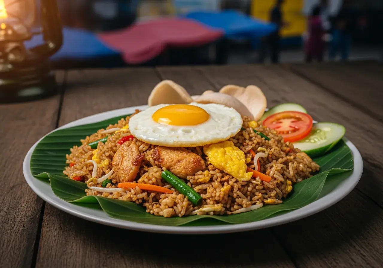 Nasi Goreng mit Java-Pfeffer