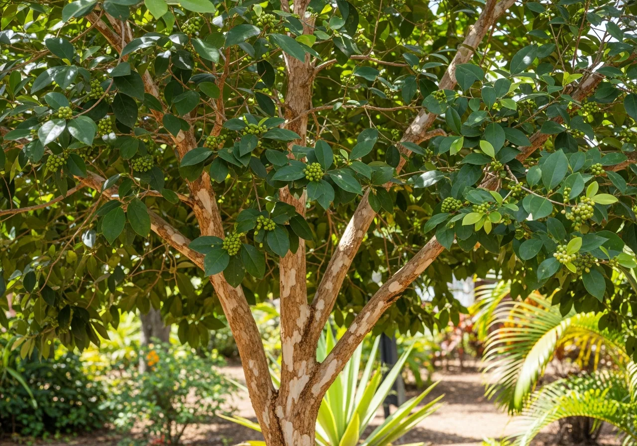 Pimenta-dioica-Baum auf Jamaika