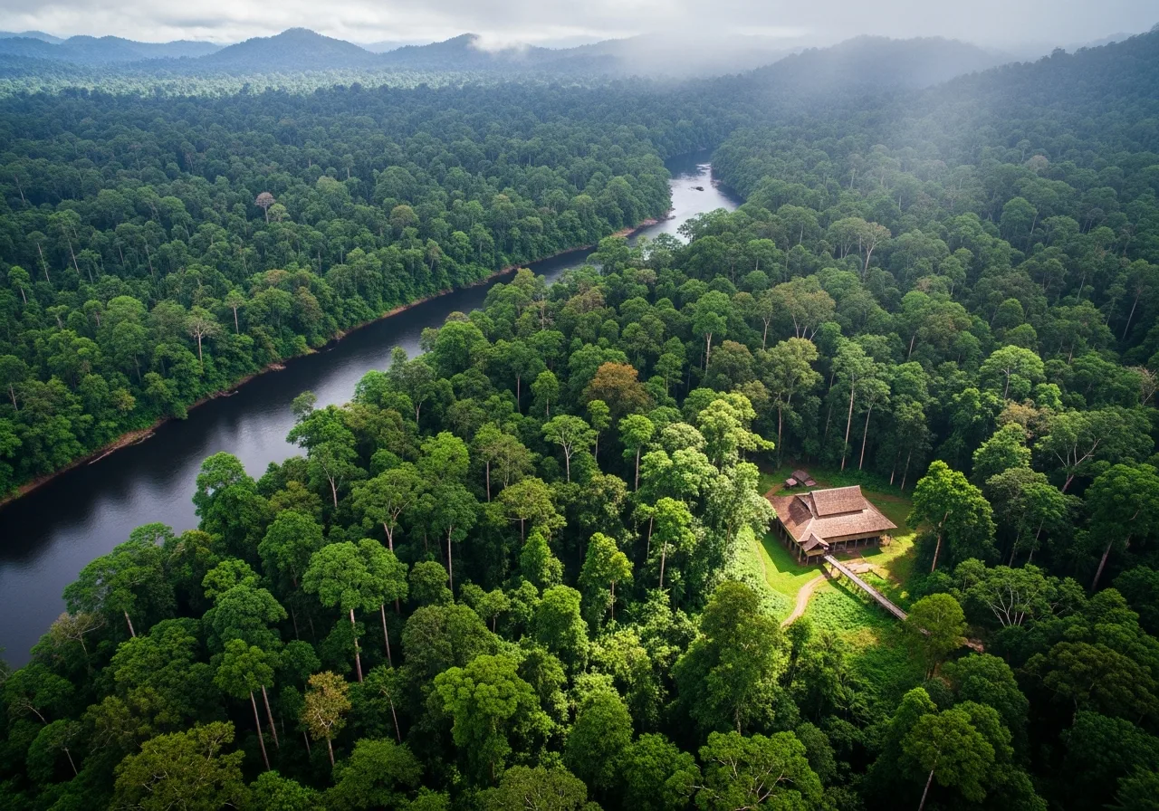 Tropischer Regenwald von Sarawak, Borneo