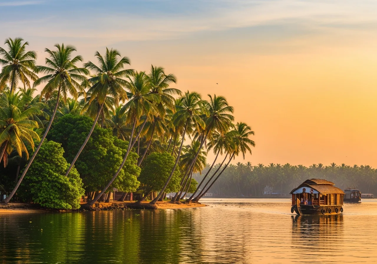 Malabarküste in Kerala, Indien